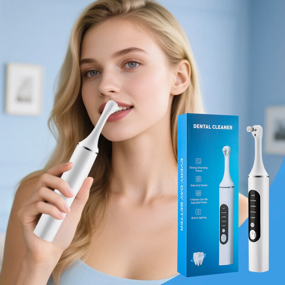 Teeth Whitening Kit - Polidor de dentes elétrico, limpador de