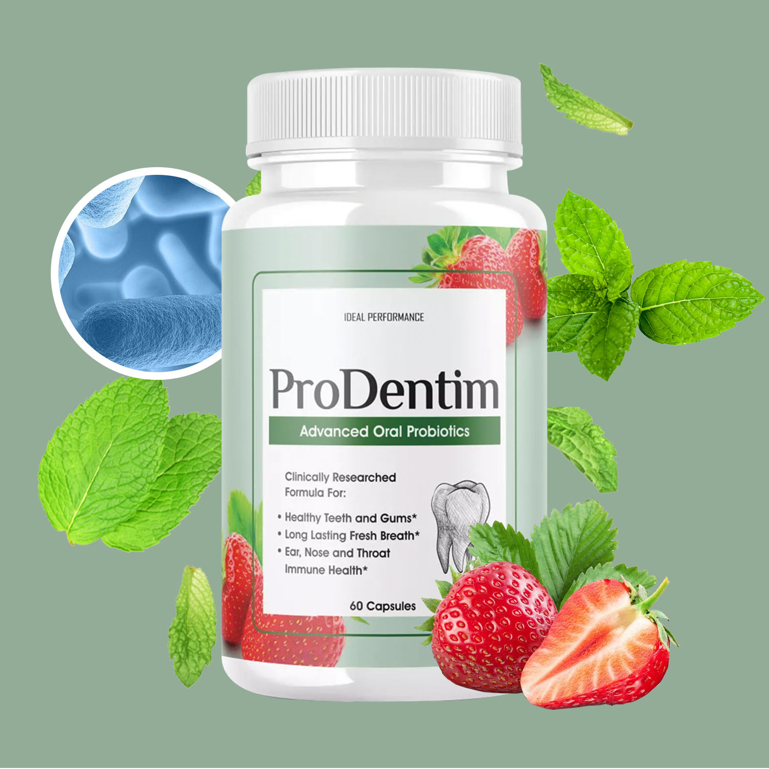 Teeth Whitening Enzymes - Probióticos orais avançados - Refresca o