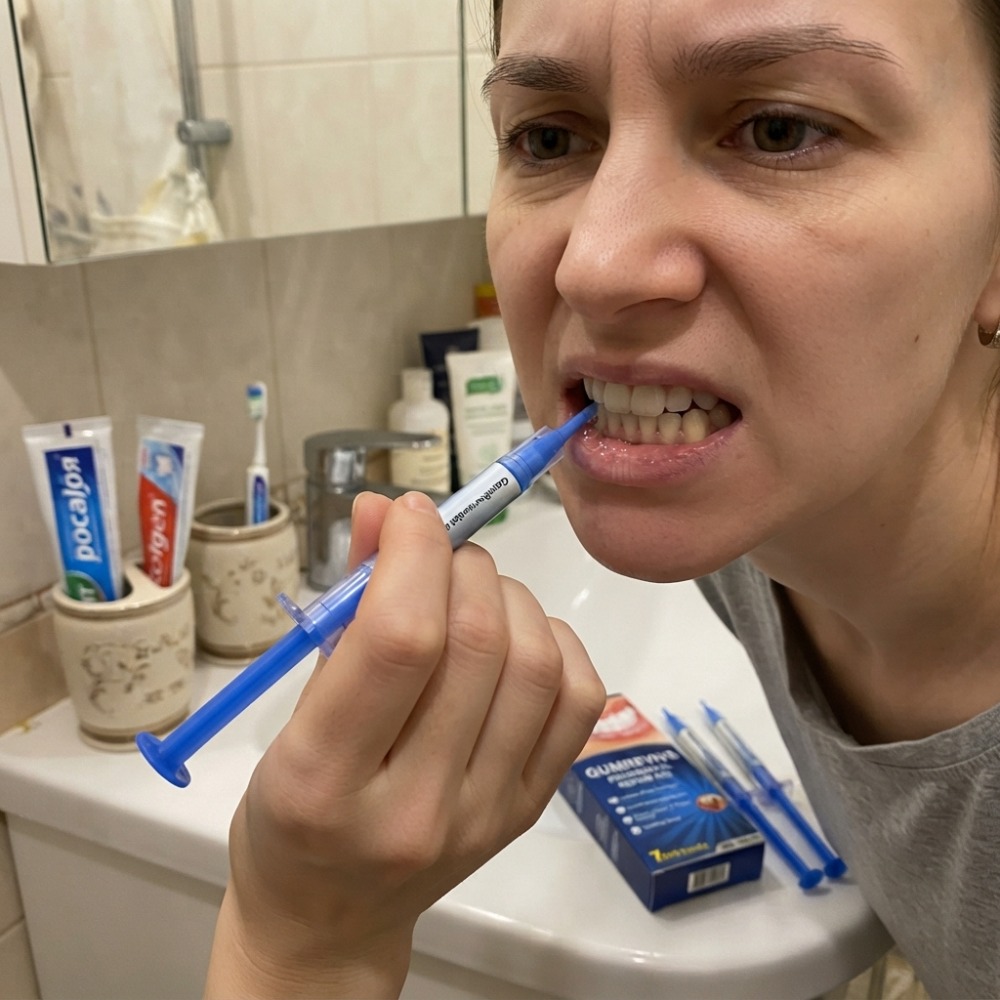 Teeth Whitening Before And After - Gel Reparador Periodontal GUMREVIVE, Rejuvenescimento das