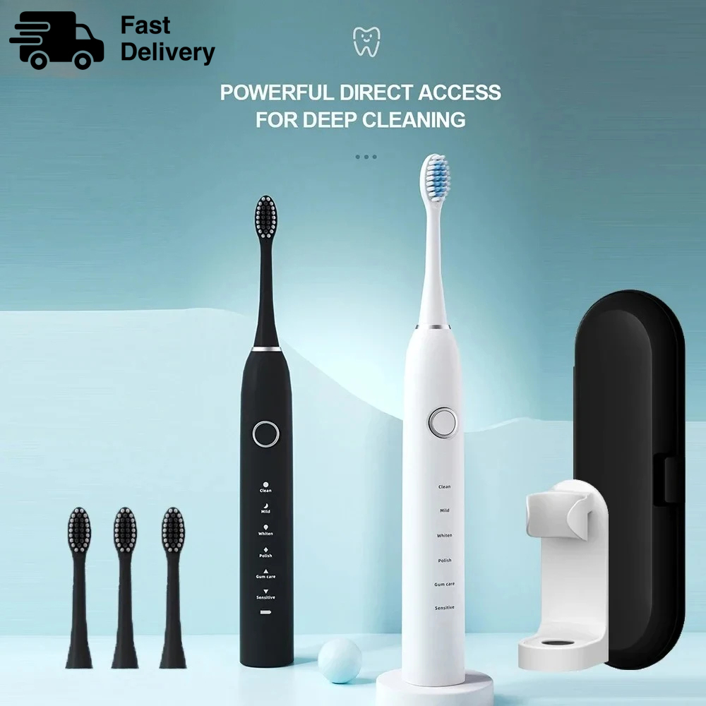 Teeth Whitening Kit - Escova de Dentes Elétrica Sônica KLXKLX