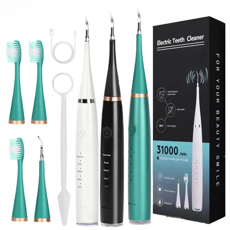 Teeth Whitening Kit - Removedor de Tártaro Dental Ultrassônico, Clareador