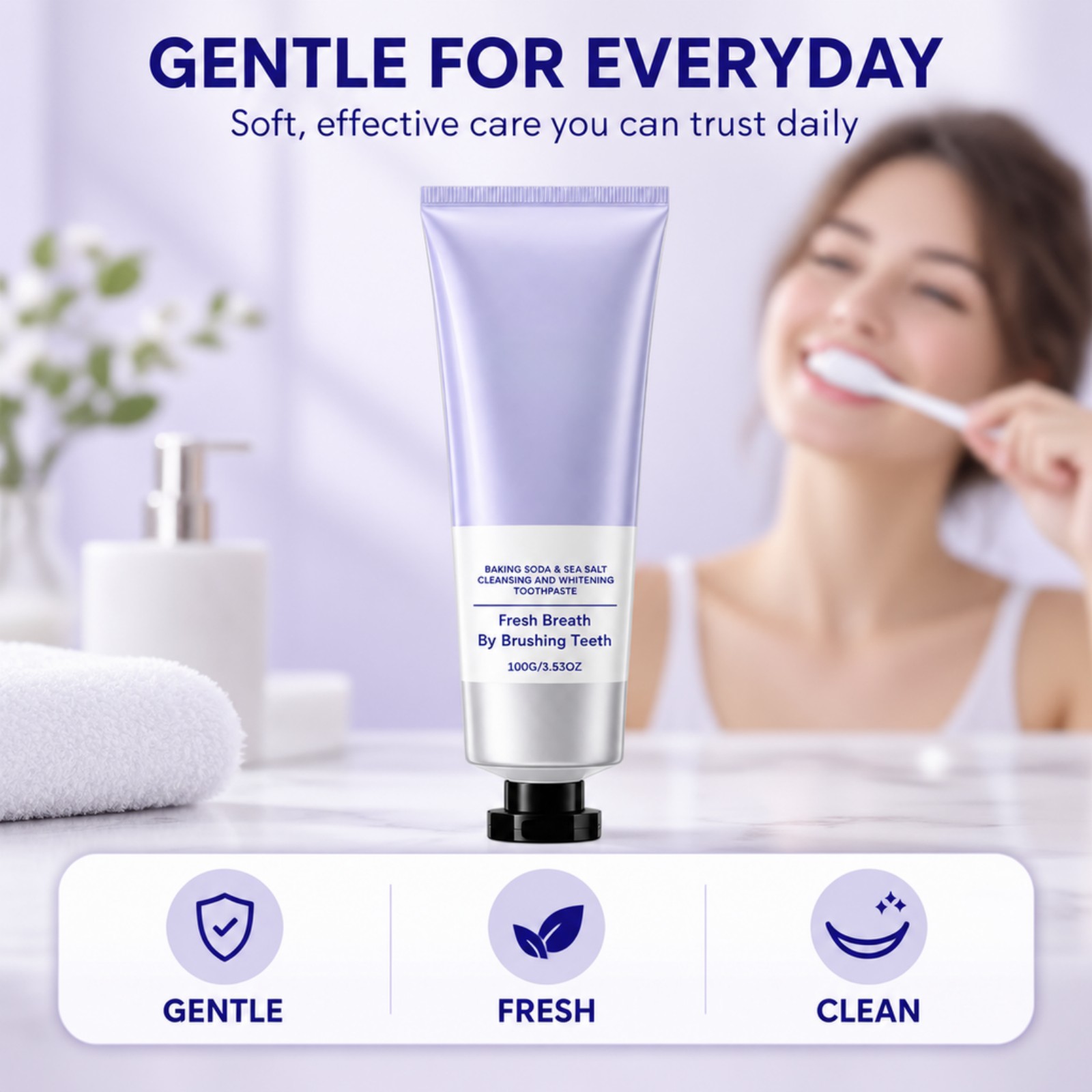 Pasta de Dente com Bicarbonato - Teeth Whitening Baking Soda avaliação e preço