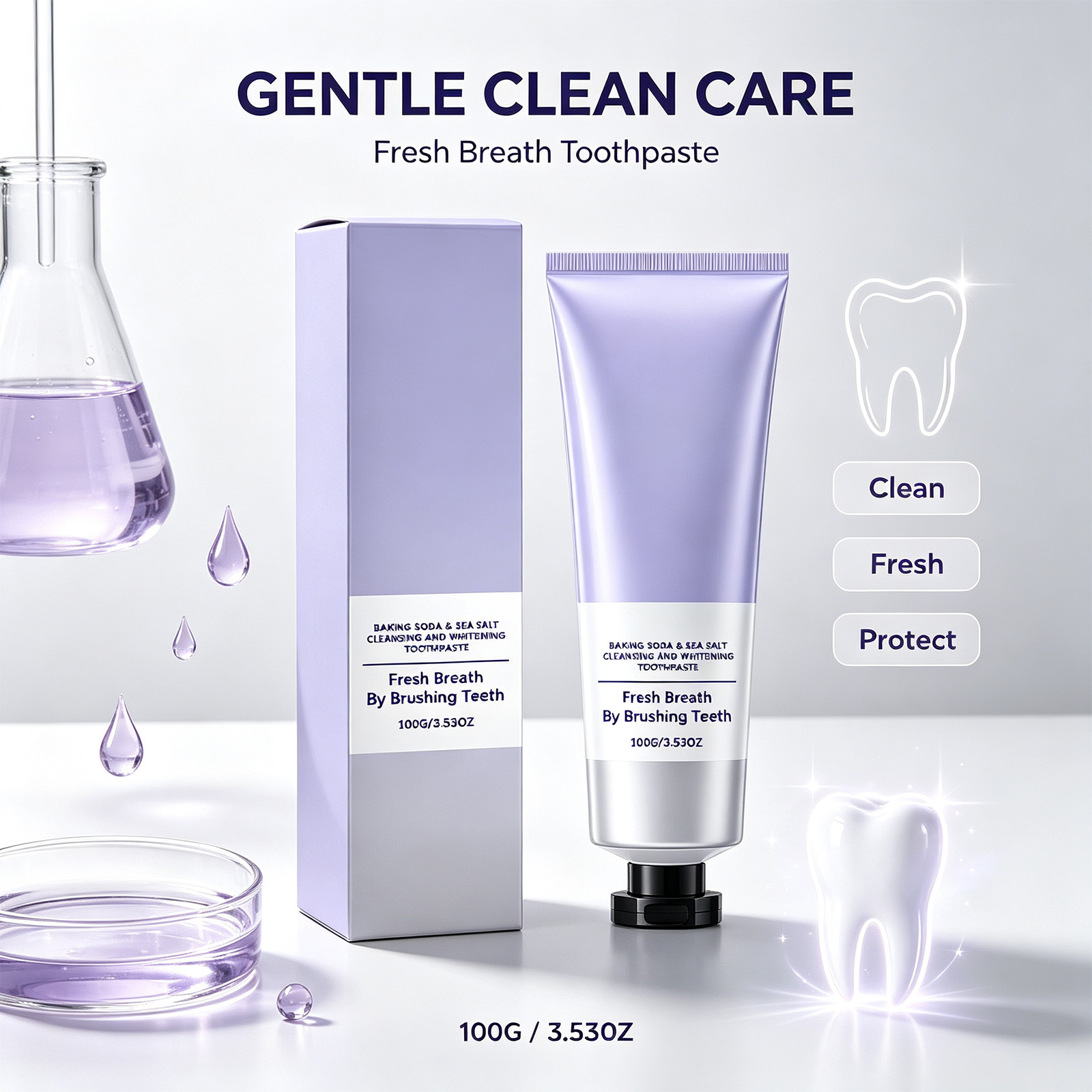 Pasta de Dente com Bicarbonato - Teeth Whitening Baking Soda avaliação e preço