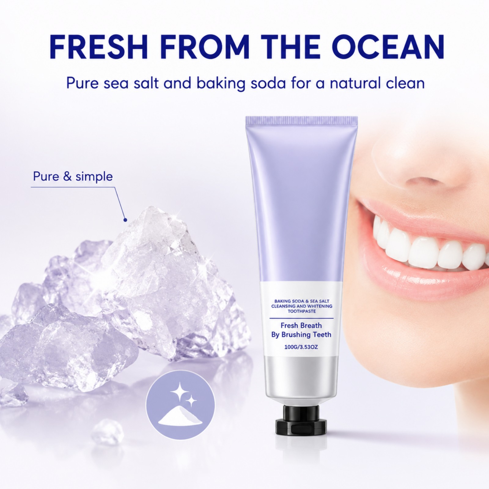 Pasta de Dente com Bicarbonato - Teeth Whitening Baking Soda avaliação e preço