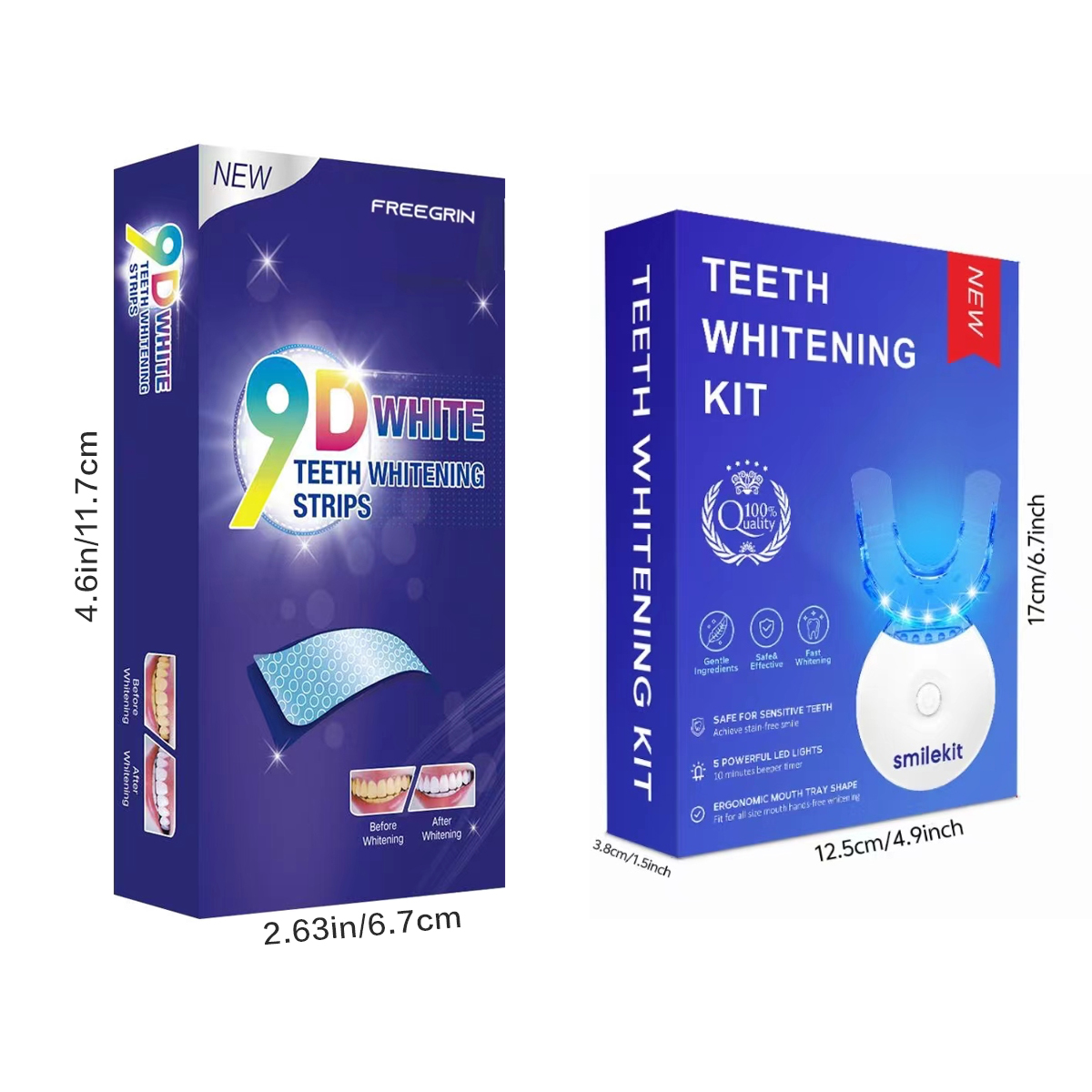 Kit de branqueamento de dentes - Teeth Whitening Before And After avaliação e preço