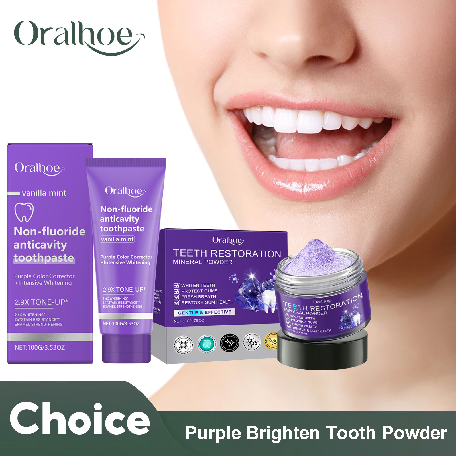 Teeth Restoration Mineral Powd - Teeth Whitening (Bleaching) avaliação e preço