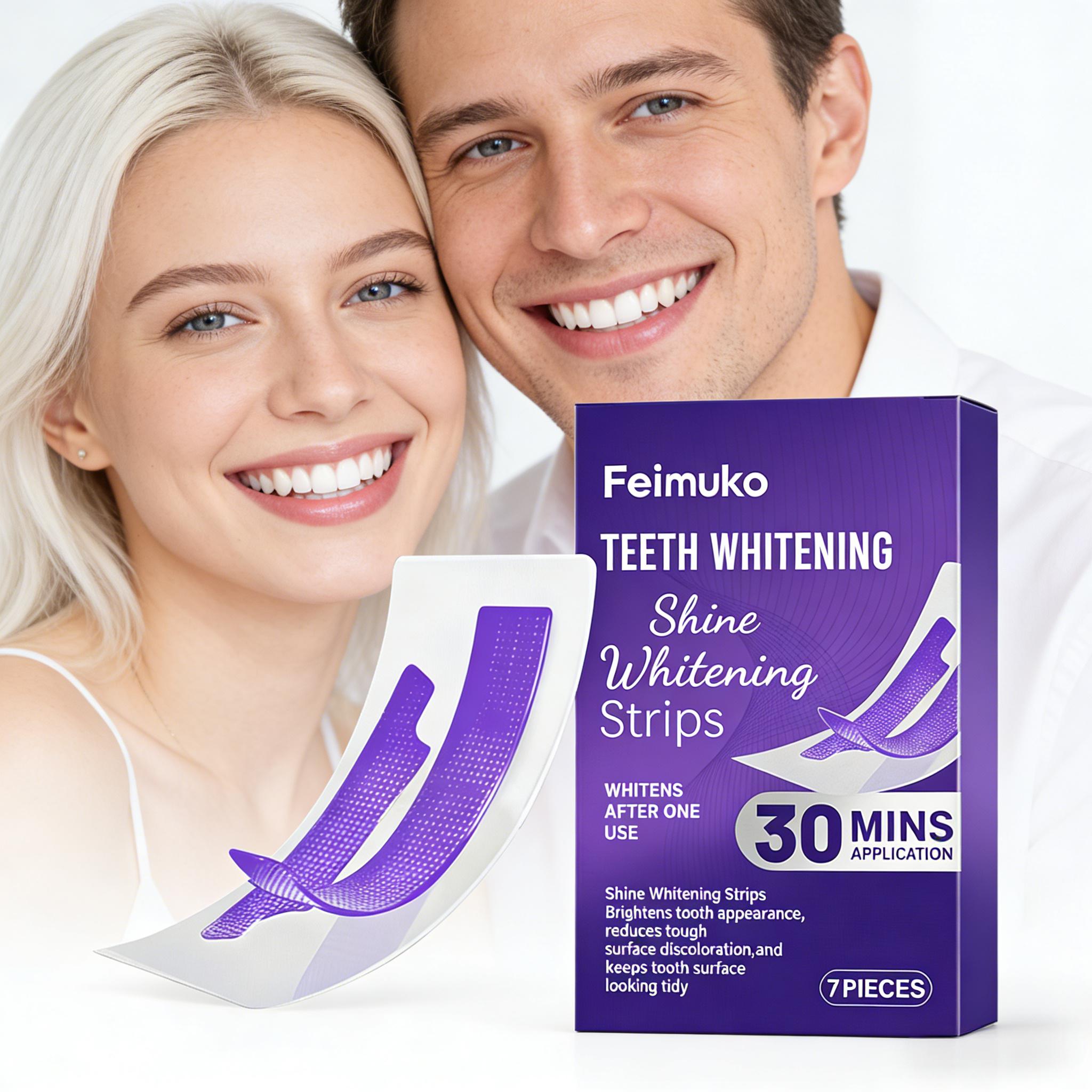 Tiras de Clareamento Dental qu - Teeth Whitening (Bleaching) avaliação e preço