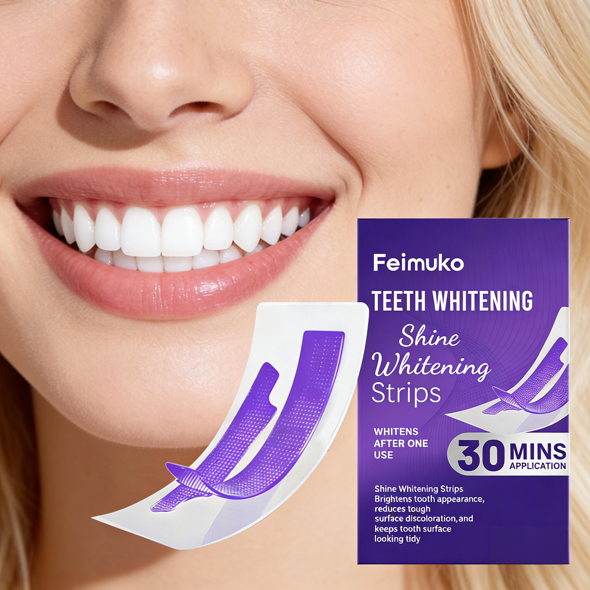 Tiras de Clareamento Dental qu - Teeth Whitening (Bleaching) avaliação e preço