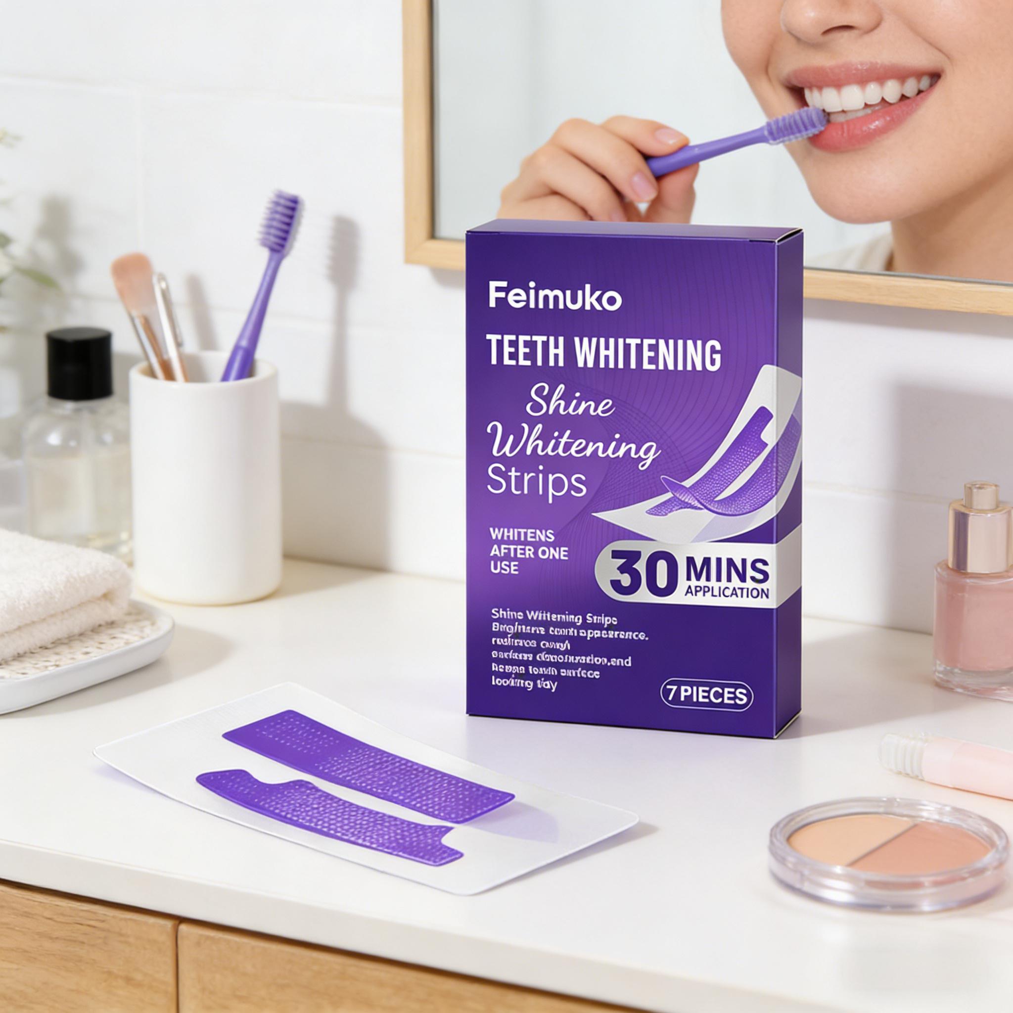 Tiras de Clareamento Dental qu - Teeth Whitening (Bleaching) avaliação e preço