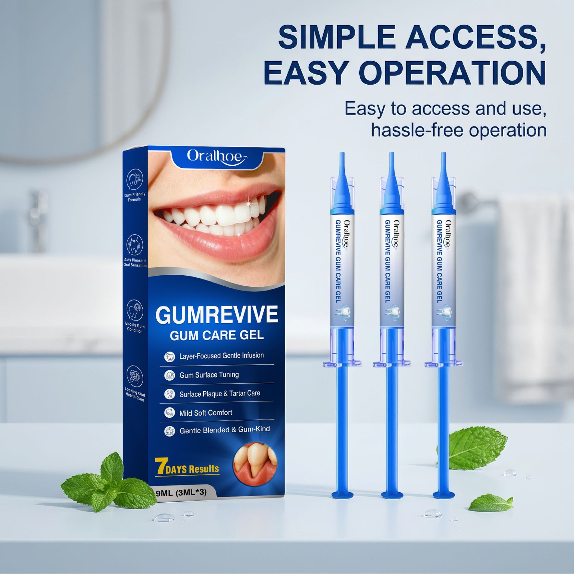 Gel para Cuidado Oral 3 Peças, - Teeth Whitening Before And After avaliação e preço