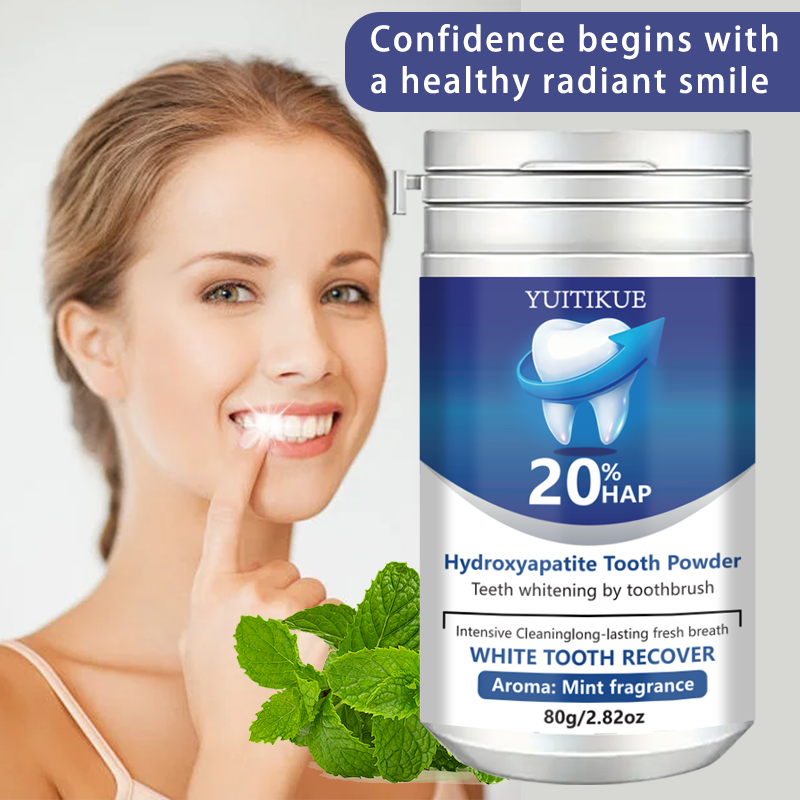 Pó de dente hidroxapatite 20%  - Teeth Whitening Baking Soda avaliação e preço