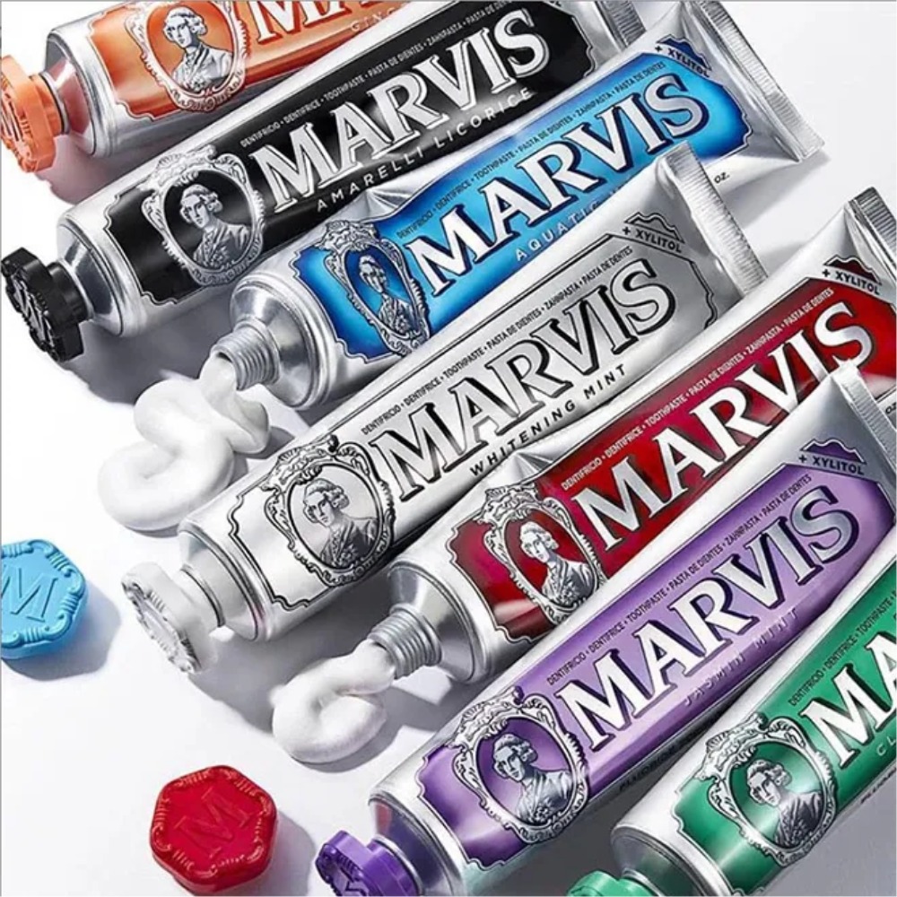 Pasta de Dente Clareadora Marv - Teeth Whitening Marvis Toothpaste avaliação e preço